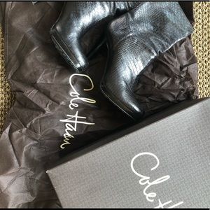 Air Kennedy Short Boot - Black Snake Print